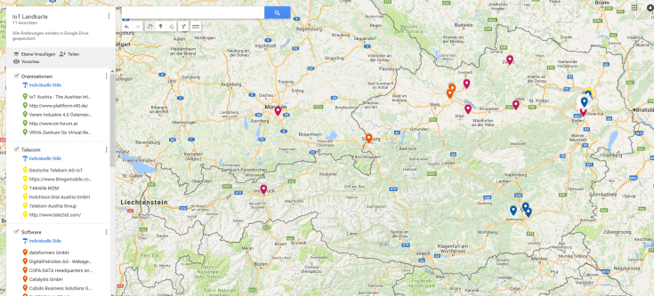 IoT-Landkarte